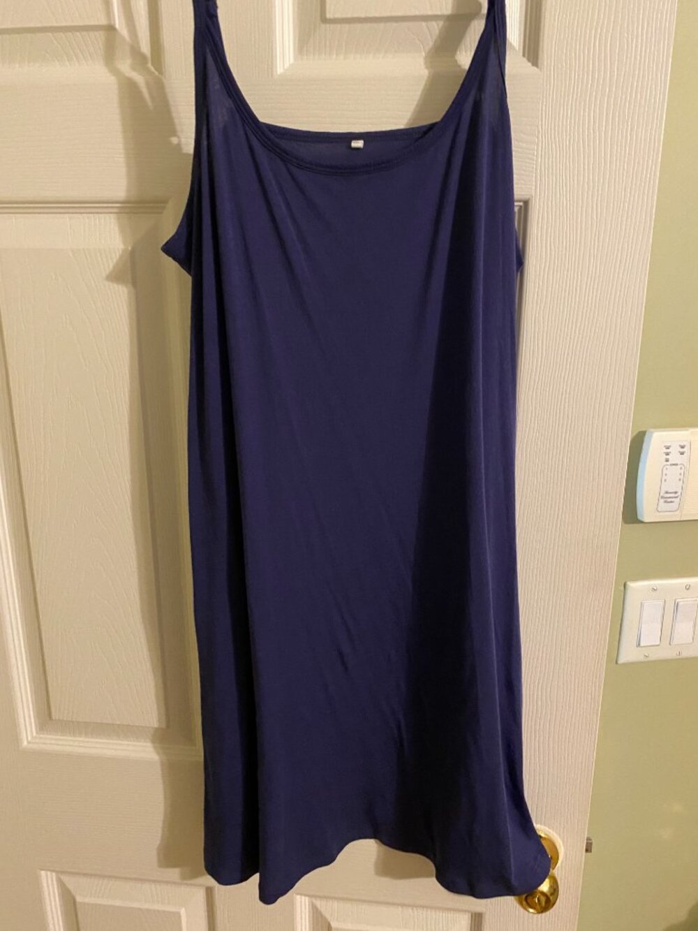Johnny Was Blue Silk Maxi Dress - Picture 2 of 6